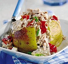 Lemon Tuna Baked Potato