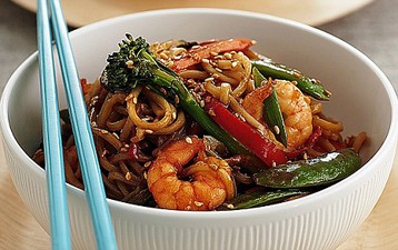 Jo Pratt's Prawn and Noodle Stir-fry