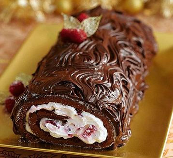Jo Pratt's Christmas Chocolate Yule Log