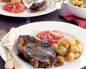 Jo Pratt's 'Get Some Brownie Points' Buttered Steaks