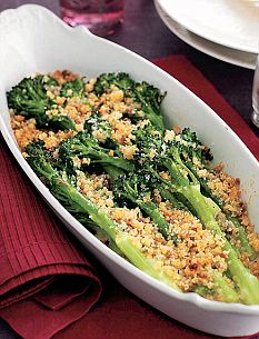 Jo Pratt's Tenderstem Broccoli with Crispy Parmesan and Anchovy Crumbs