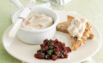 Jo Pratt's Smoked Mackerel & Horseradish Pâté with Beetroot Relish
