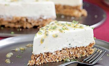 Jo Pratt's Lime, Passionfruit and Coconut Cheesecake