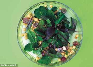 Dr Woodson Merrell's Leafy Green and Chickpea Salad