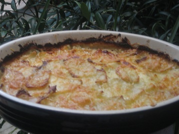 Mushroom and Potato Gratin