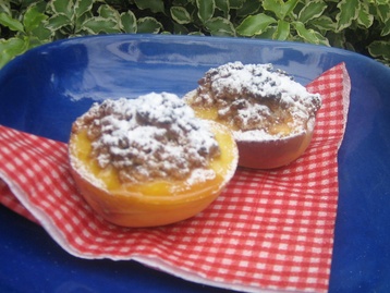 Baked Peaches with Amaretti