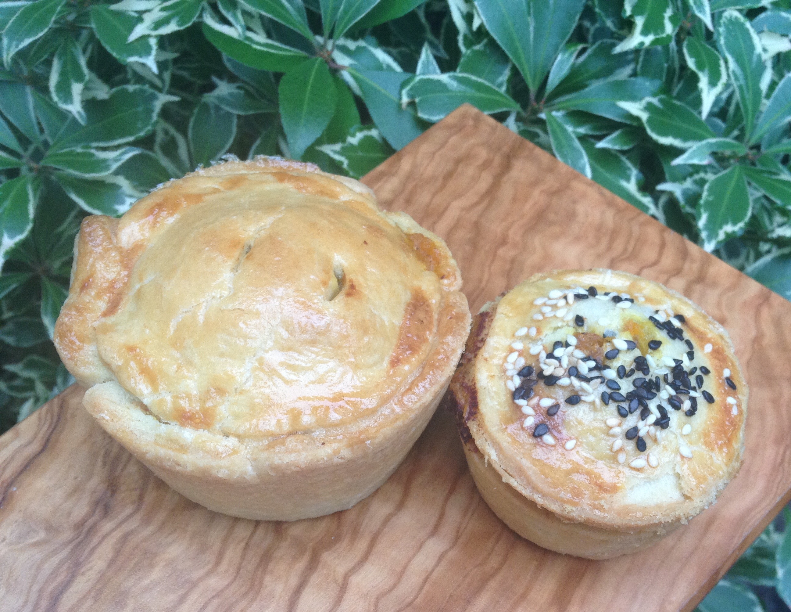 Winter Veg Pies with Sour Cream Pastry