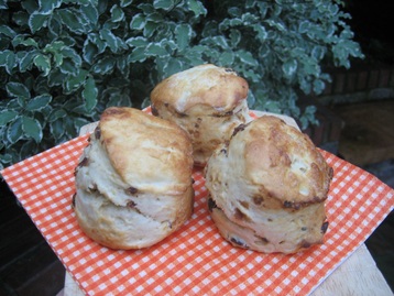 Lemon and Date Double Cream Scones