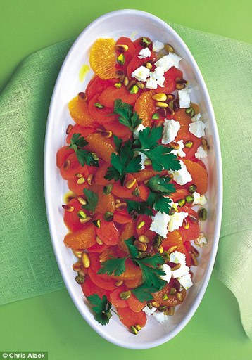 Annie Bell's Big Orange Salad with Feta
