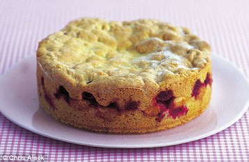 Annie Bell's Raspberry Crumble Sponge
