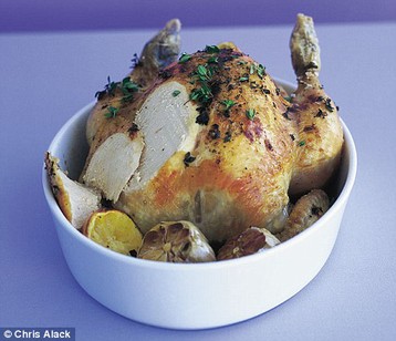 Annie Bell's Rustic Roast Garlic Chicken