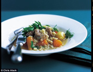 Annie Bell's Lamb, Barley and Rosemary Hotpot