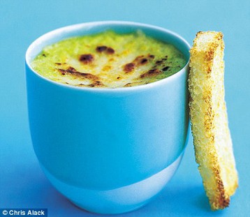 Annie Bell's Warm Pea and Mint Mousse