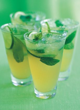 Annie Bell's Green Tea and Lime Punch
