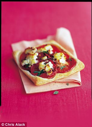 Annie Bell's Quick Cheese and Tomato Tarts