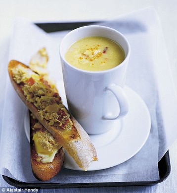 Alastair Hendy's Creamy Parsnip Mugfuls with Devilled and Potted Crab