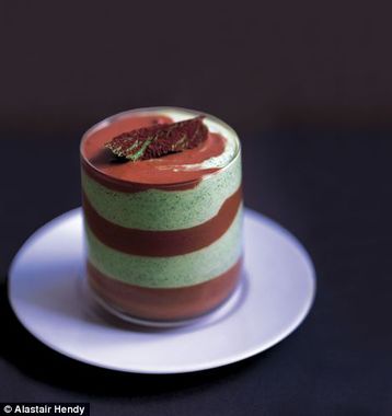 Alastair Hendy's Layered Mint and Mocha Syllabub