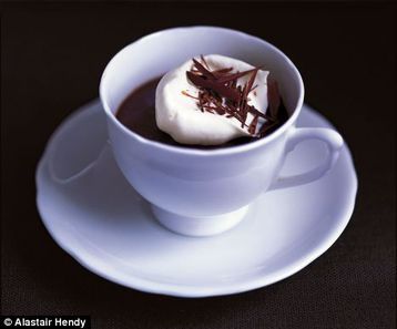 Alastair Hendy's Earl Grey Chocolate Mousse with Orange Blossom Cream
