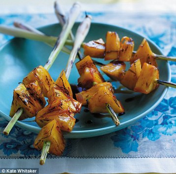 Ching-he Huang's Skewered Pineapple