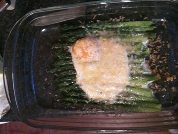Asparagus with Eggs and Parmesan