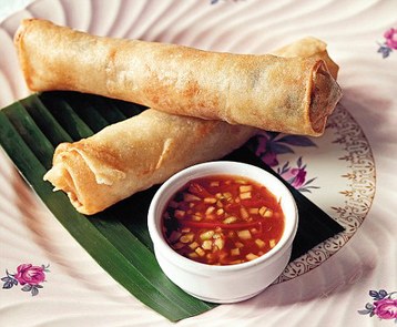 John Torode's Spring Rolls with Chicken and Prawns
