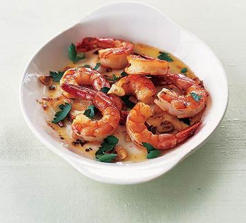 Spanish Baked Prawns