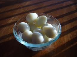 Posh Quail Egg with Rosemary, Sea Salt and Pepper Dip