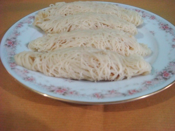Homemade String Hopper Sweet Rolls