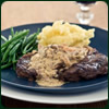 Sirloin Steaks with Shallots & Horseradish Sauce Recipe