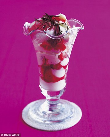 Amber Black's Strawberry Mess Sundaes