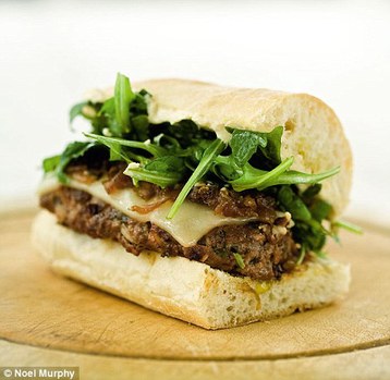 Marcus Wareing's Cheese Burgers with Caramelised Onions