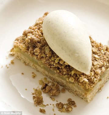 Murcus Wareing's Spiced Apple Crumble Slices