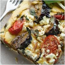 Aubergine Cheesecake