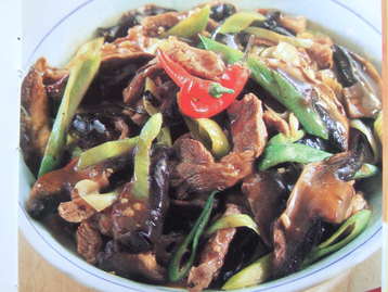 Lamb with Mushroom Sauce