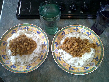 Split Pea Dahl - Live Below the Line