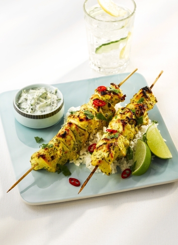 St Helen's Farm Chicken Tikka Kebabs