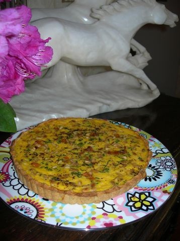 Wholemeal Butternut and Spinach Quiche