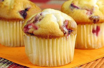 Raspberry and Lemon Muffins