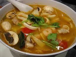 Tom Yum Soup With Prawns