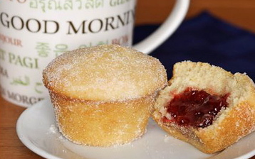 Jammy Doughnut Muffins
