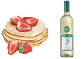 Barefoot Wines Moscato Pancakes