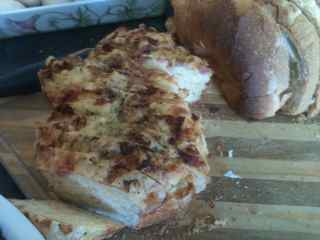 No Yeast Cheese and Olive Bread