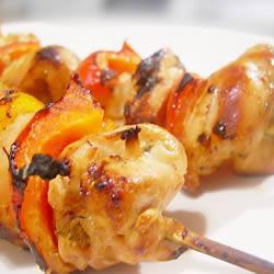 Honey-soy Chicken Kebabs