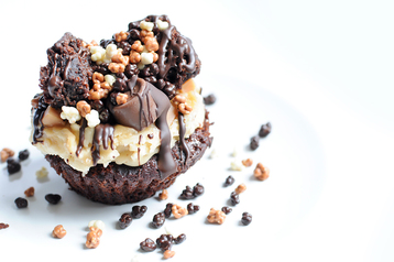Chocolate Fudge Brownie Cup Cake
