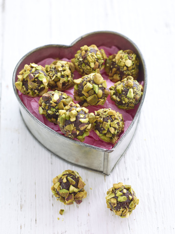 Nakd Caffe Mocha and Pistachio Truffles