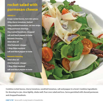 Rocket Salad With Parmesan Cheese Recipe