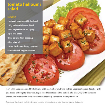 Tomato Halloumi Salad