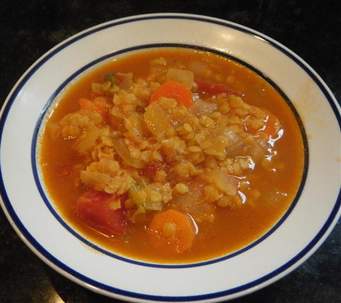 Red Lentil and Ginger Soup