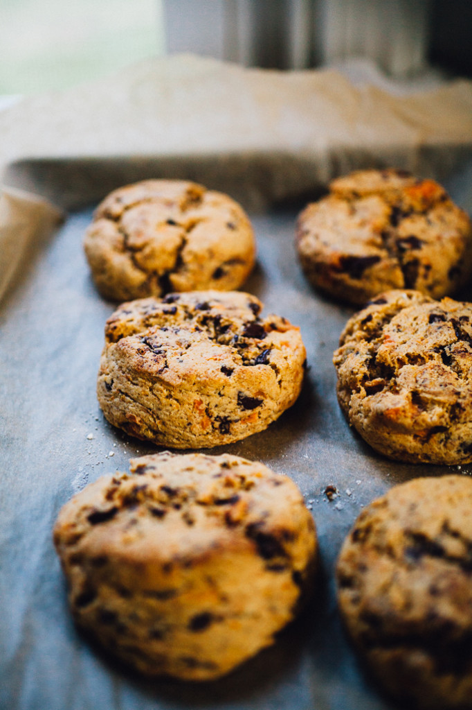 Sweet Potato Scones w/ Chocolate Chips